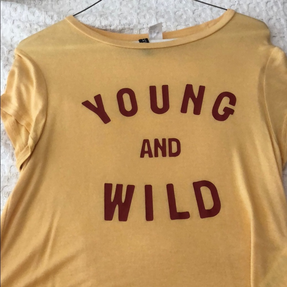 Yellow t-shirt